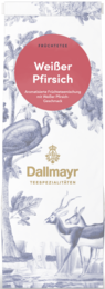Dallmayr flavoured fruit tea blend with a white peach flavour