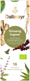 Dallmayr Grüner Tee mit Ginseng-Ingwer-Aroma