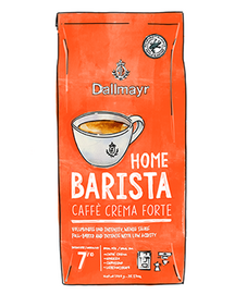 Dallmayr Home Barista Caffè Crema Forte Packung illustriert
