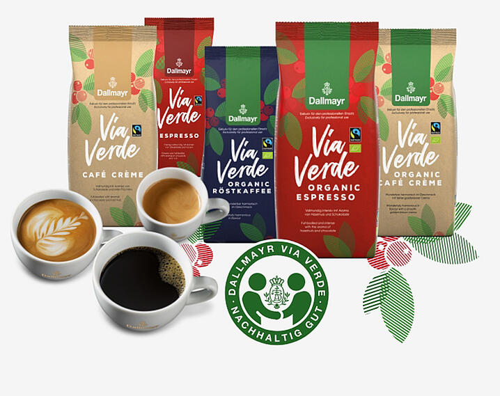 Via Verde Fairtrade Packungen