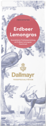 Dallmayr flavoured fruit tea blend with a strawberry and lemongrass flavour 