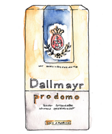 Illustration of a Dallmayr prodomo pack