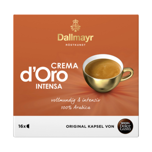 Dallmayr Crema d’Oro intensa voor Dolce Gusto