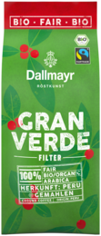 Filtrovaná káva Gran Verde