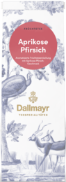 Dallmayr flavoured fruit tea blend with an apricot and peach flavour 