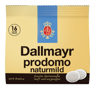 Dallmayr kávové pody prodomo s přirozeně jemnou chutí