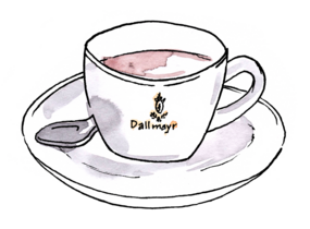 A Dallmayr espresso cup