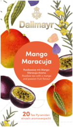 Dallmayr Infusion rooibos aromatisée mangue/fruit de la passion