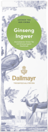 Dallmayr flavoured green tea with a ginseng and ginger flavour